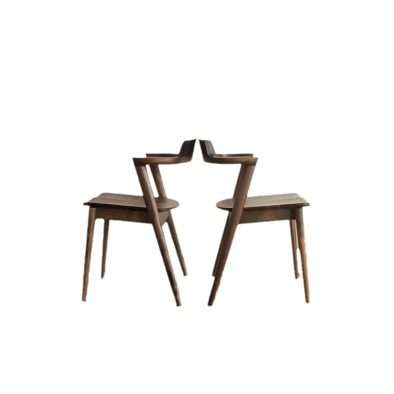 Ash wood armchair Solid wood dining chair Household
Ash wood armchair Solid wood dining chair Household