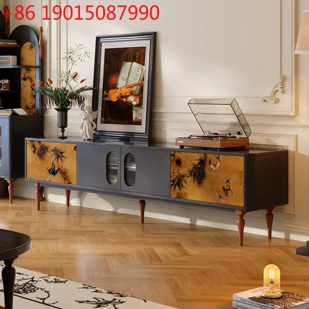 Bogao Yimu French retro TV cabinet Living room household
Bogao Yimu French retro TV cabinet Living room household