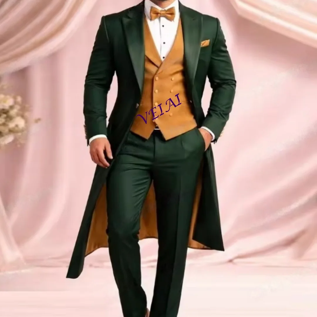 CustomizedLong Blazer White And Mint Green Formal Men Suit Groom Wedding Party Prom Business Male Tuxedos 3 Piece Set Jacket Ves
CustomizedLong Blazer White And Mint Green Formal Men Suit Groom Wedding Party Prom Business Male Tuxedos 3 Piece Set Jacket Ves