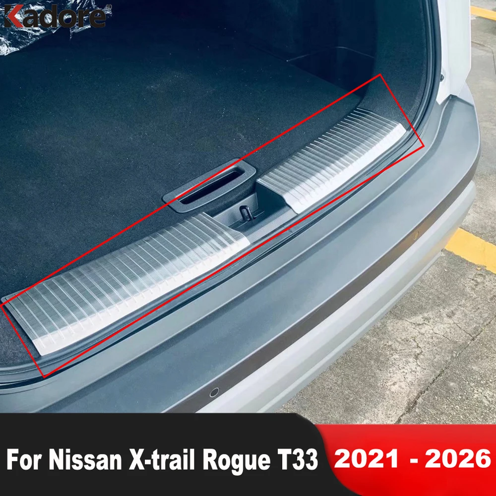 For Nissan X-trail Rogue T33 2021-2025 2026 Steel Car Rear Trunk Bumper Cover Trim Tailgate Door Sill Plate Guard Accessories
For Nissan X-trail Rogue T33 2021-2025 2026 Steel Car Rear Trunk Bumper Cover Trim Tailgate Door Sill Plate Guard Accessories