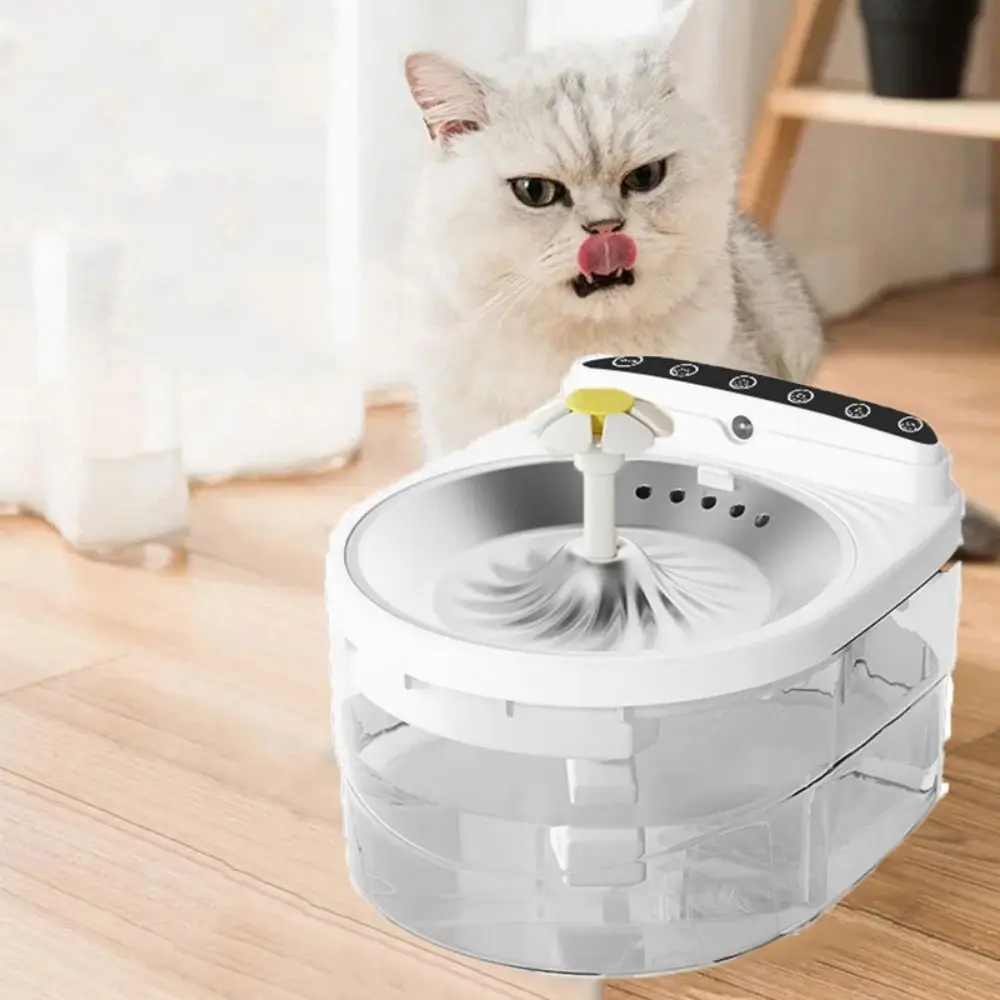 3L Wireless Cat Water Fountain Stainless Steel Tray Smart Pet Water Dispenser Ultra Quiet Motion Sensor
3L Wireless Cat Water Fountain Stainless Steel Tray Smart Pet Water Dispenser Ultra Quiet Motion Sensor