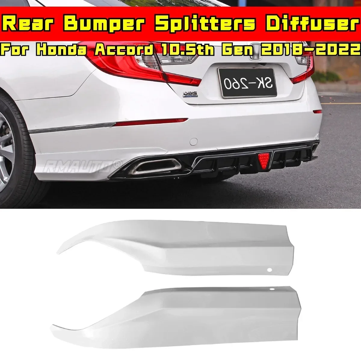 Accord Rear Bumper Lip White Rear Bumper Splitters Diffuser Body Kit For Honda Accord 10.5th Gen 2018-2022 Car Accessories
Accord Rear Bumper Lip White Rear Bumper Splitters Diffuser Body Kit For Honda Accord 10.5th Gen 2018-2022 Car Accessories