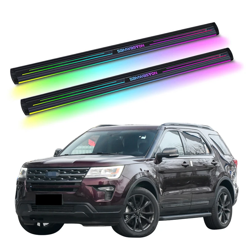 Automatic Electric Power Neon Led Light Side Step Running Board For Ford Explorer 2016-2019
Automatic Electric Power Neon Led Light Side Step Running Board For Ford Explorer 2016-2019
