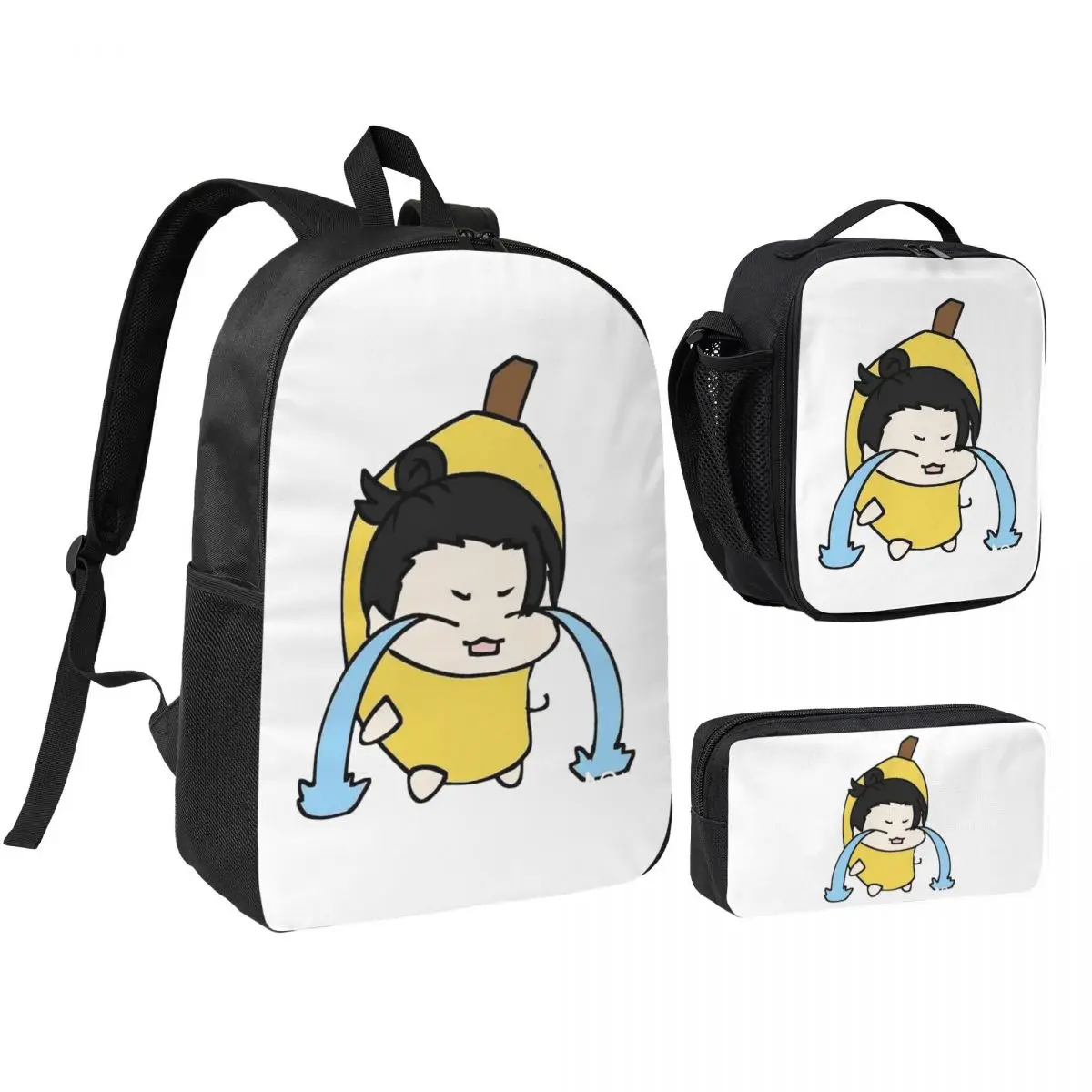 Banana Geto Jujutsu Kaisen Backpack Student BookBag School Bag Shoulder Bags 3ps Insulated Lunch Bag Pencil Case
Banana Geto Jujutsu Kaisen Backpack Student BookBag School Bag Shoulder Bags 3ps Insulated Lunch Bag Pencil Case