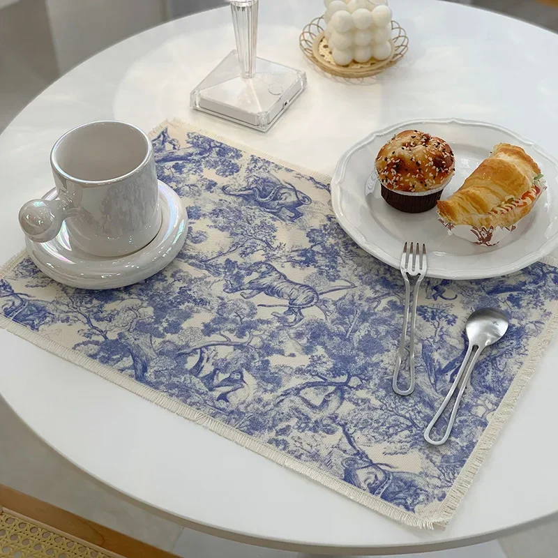 Nordic Style Rectangle Cotton Linen Placemats Non-washable Heat Insulation Mats Oil-Proof Table Mats Home Dining Table Decor
Nordic Style Rectangle Cotton Linen Placemats Non-washable Heat Insulation Mats Oil-Proof Table Mats Home Dining Table Decor