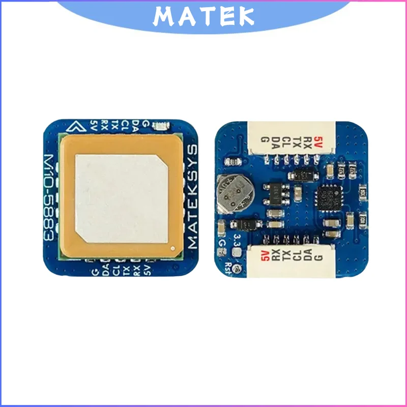 Matek Systems GNSS M10Q-5883 M10 GPS with Compass QMC5883L Module Digital AirSpeed 4~9V For FPV Racing Drone
Matek Systems GNSS M10Q-5883 M10 GPS with Compass QMC5883L Module Digital AirSpeed 4~9V For FPV Racing Drone
