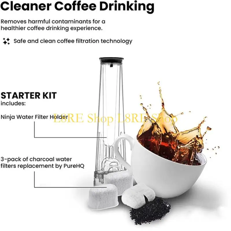 L8RE 6 Pcs Mixed Size Coffee Machine Water Filter Replacements with Plastic Bracket
L8RE 6 Pcs Mixed Size Coffee Machine Water Filter Replacements with Plastic Bracket