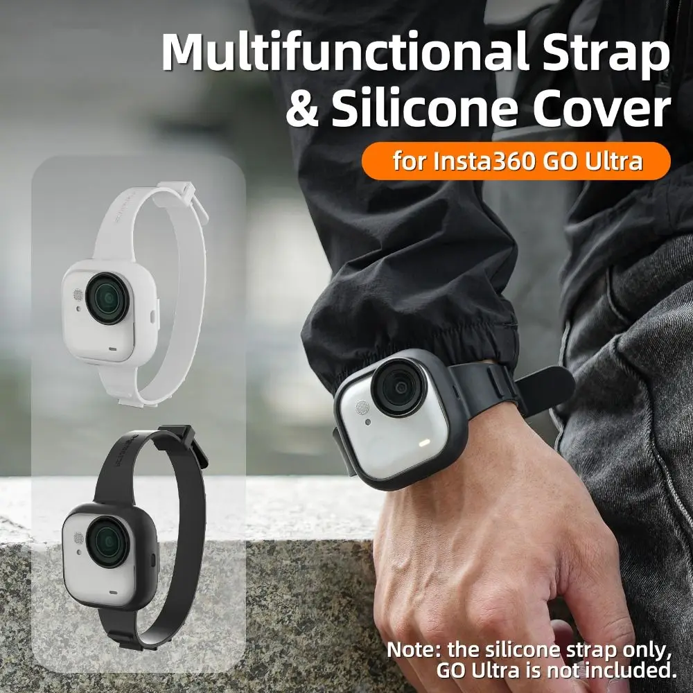Silicone Hand Wrist Band Strap Multifunctional Adjustable Wristband Durable Camera Expansion Mount for Insta360 Go Ultra
Silicone Hand Wrist Band Strap Multifunctional Adjustable Wristband Durable Camera Expansion Mount for Insta360 Go Ultra