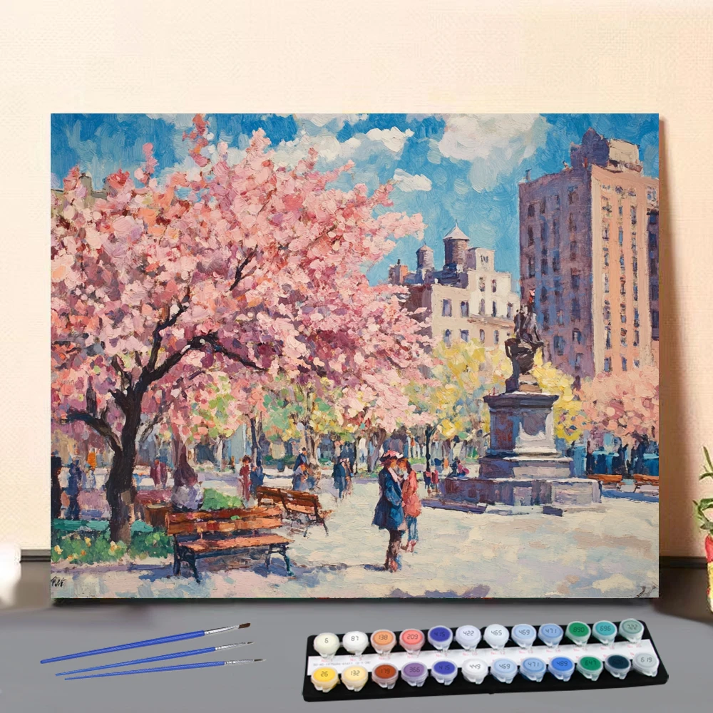 Картина по номерам, парк, полный розовых деревьев, цифровая живопись, ручная работа, подарок для взрослых и детей, украшение на стену D
Картина по номерам, парк, полный розовых деревьев, цифровая живопись, ручная работа, подарок для взрослых и детей, украшение на стену D