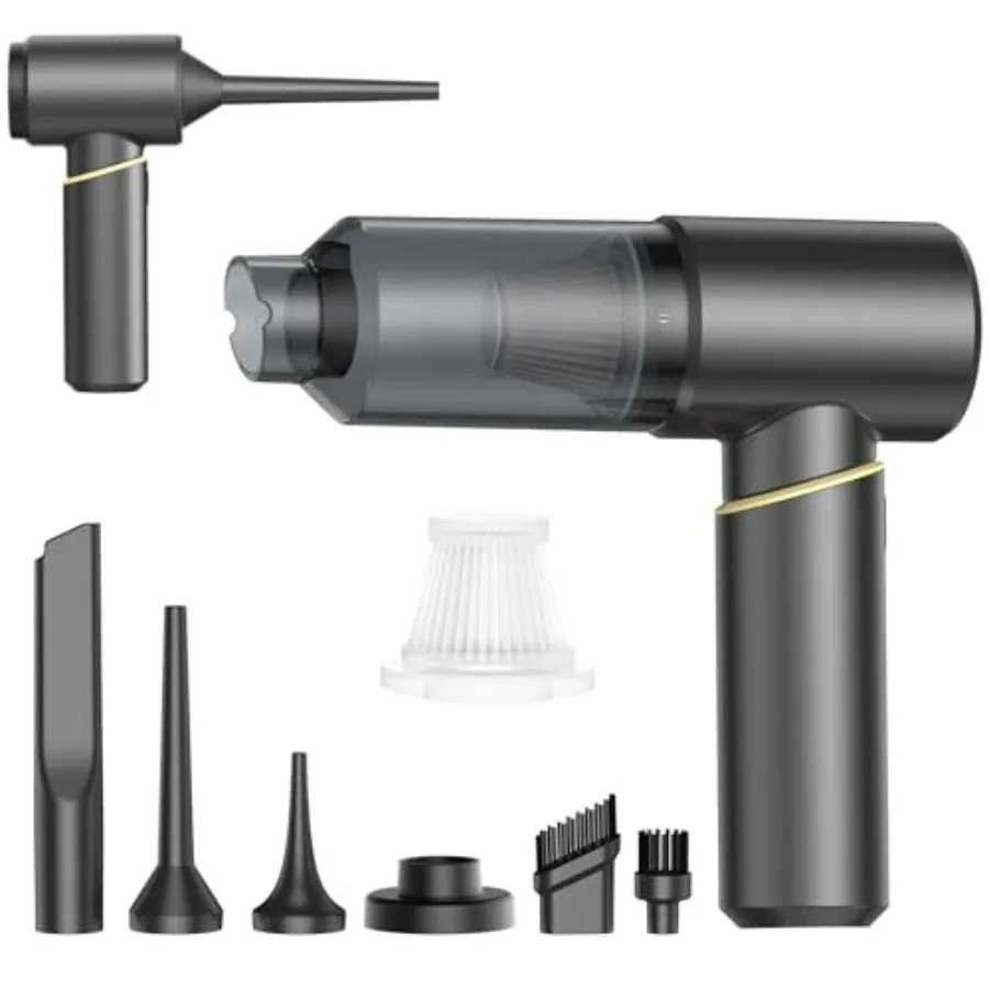 Cordless Handheld Vacuum 4-in-1 with 12KPa Suction 30Min Runtime 75dB Quiet Operation 1.25Lbs Lightweight USB-C Charging Washab
Cordless Handheld Vacuum 4-in-1 with 12KPa Suction 30Min Runtime 75dB Quiet Operation 1.25Lbs Lightweight USB-C Charging Washab