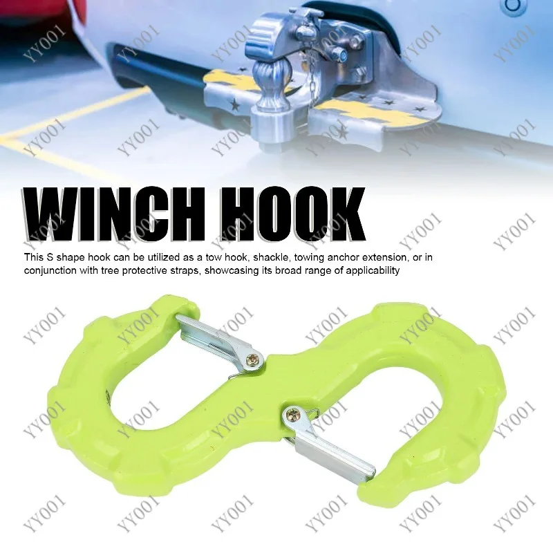 S Shape Tow Hook 6600LBS Winch Hook Towing Shackle For Off Road Trucks Trailers
S Shape Tow Hook 6600LBS Winch Hook Towing Shackle For Off Road Trucks Trailers