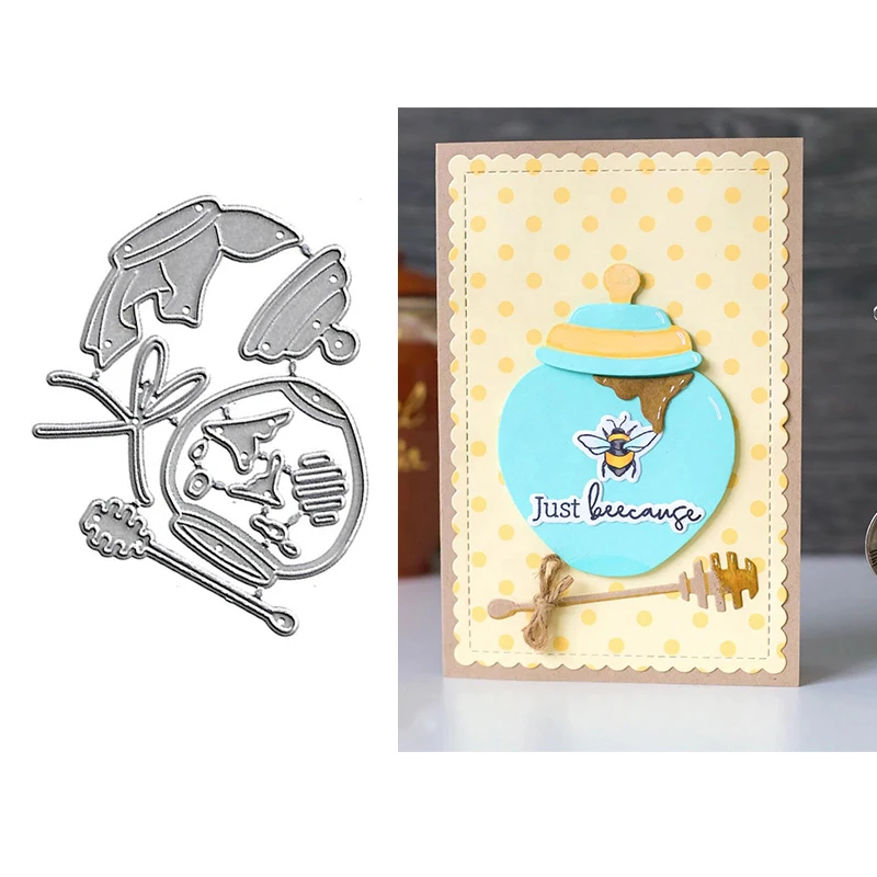 2024 New Arrival Honey Jar Decration Metal Cutting Dies for Scrapbooking Knife Mould Blade Punch Stencil Card Making
2024 New Arrival Honey Jar Decration Metal Cutting Dies for Scrapbooking Knife Mould Blade Punch Stencil Card Making