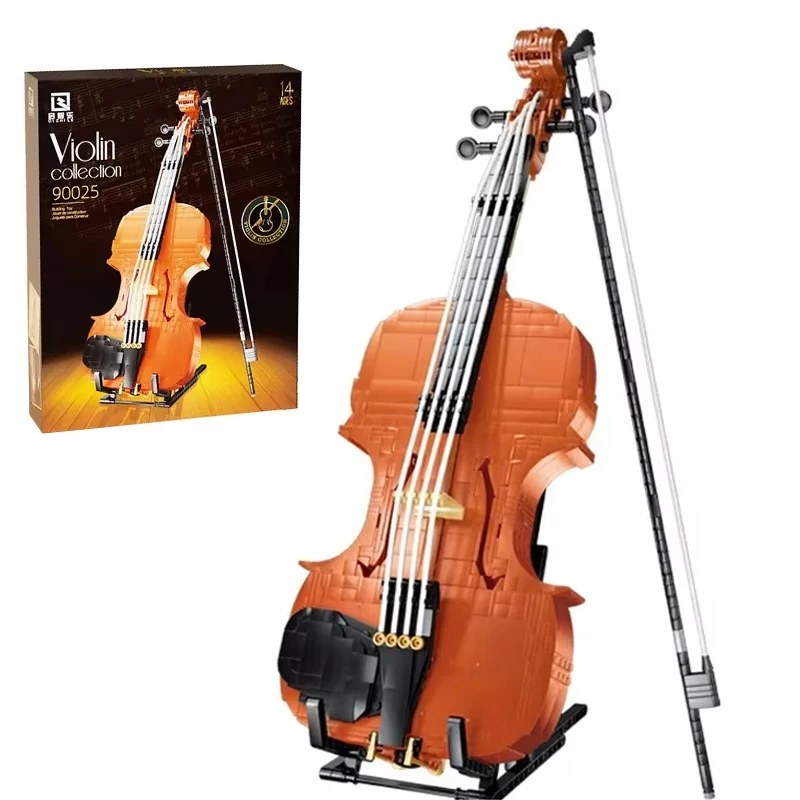 Classic Idea Artist Violin Building Blocks Collection Classical Musical Instrument Model Assembly Bricks Toy Gift For Girls Boys
Classic Idea Artist Violin Building Blocks Collection Classical Musical Instrument Model Assembly Bricks Toy Gift For Girls Boys