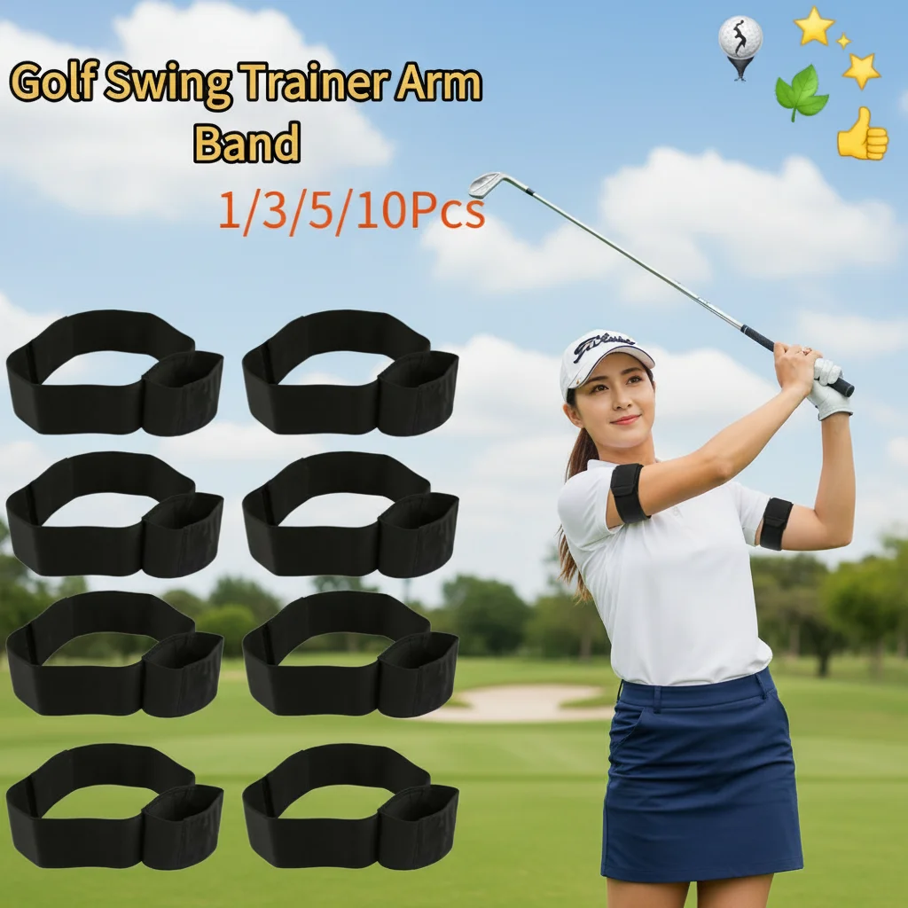 1/3/5/10Pcs Professional Elastic Golf Swing Trainer Arm Band, Golf Swing Gesture Corrector For Men Women Beginners
1/3/5/10Pcs Professional Elastic Golf Swing Trainer Arm Band, Golf Swing Gesture Corrector For Men Women Beginners