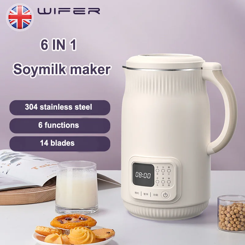 New Household Filter-free Soy Milk Machine 1000ml Multi-function Wall-breaking Machine Fully Automatic Juicer Baby Food Machine
New Household Filter-free Soy Milk Machine 1000ml Multi-function Wall-breaking Machine Fully Automatic Juicer Baby Food Machine