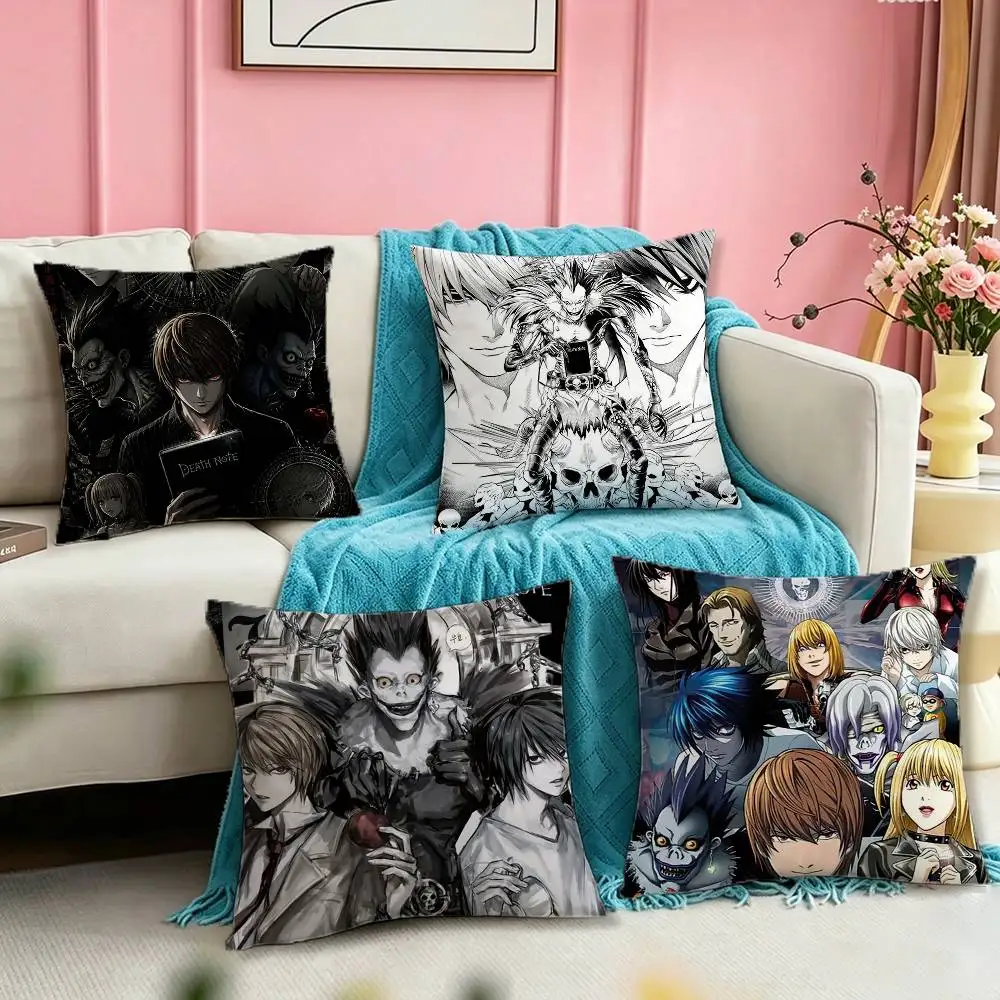 Japanese Anime Death Note Enamel Square Double-Sided printed Pillow Case Bedroom Bedside Pillow Sofa Cushion Cover
Japanese Anime Death Note Enamel Square Double-Sided printed Pillow Case Bedroom Bedside Pillow Sofa Cushion Cover