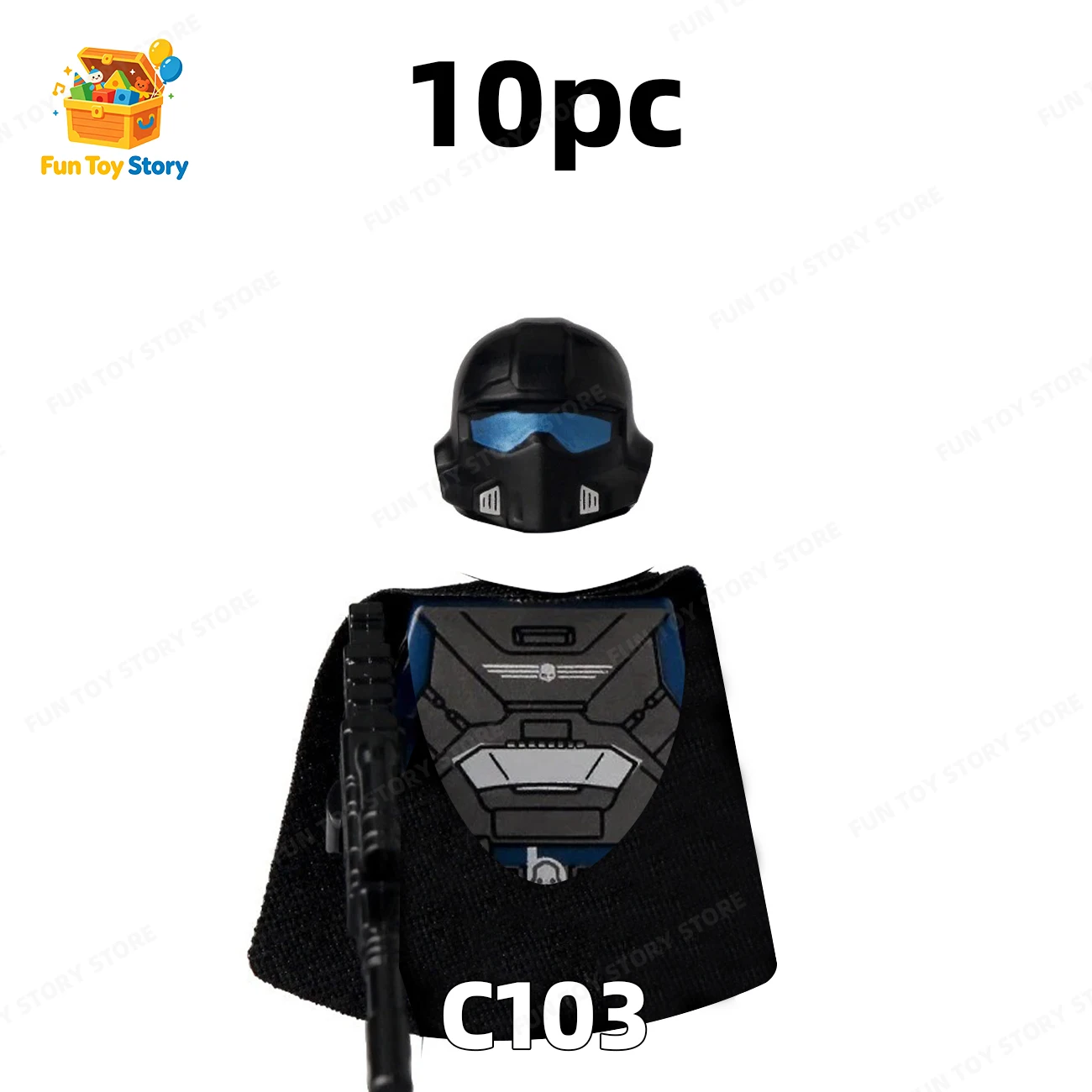 C103 MOC Warriors Heavy Armor Soldiers Game Series mini Character compatible third party Building Blocks Toys Gifts
C103 MOC Warriors Heavy Armor Soldiers Game Series mini Character compatible third party Building Blocks Toys Gifts