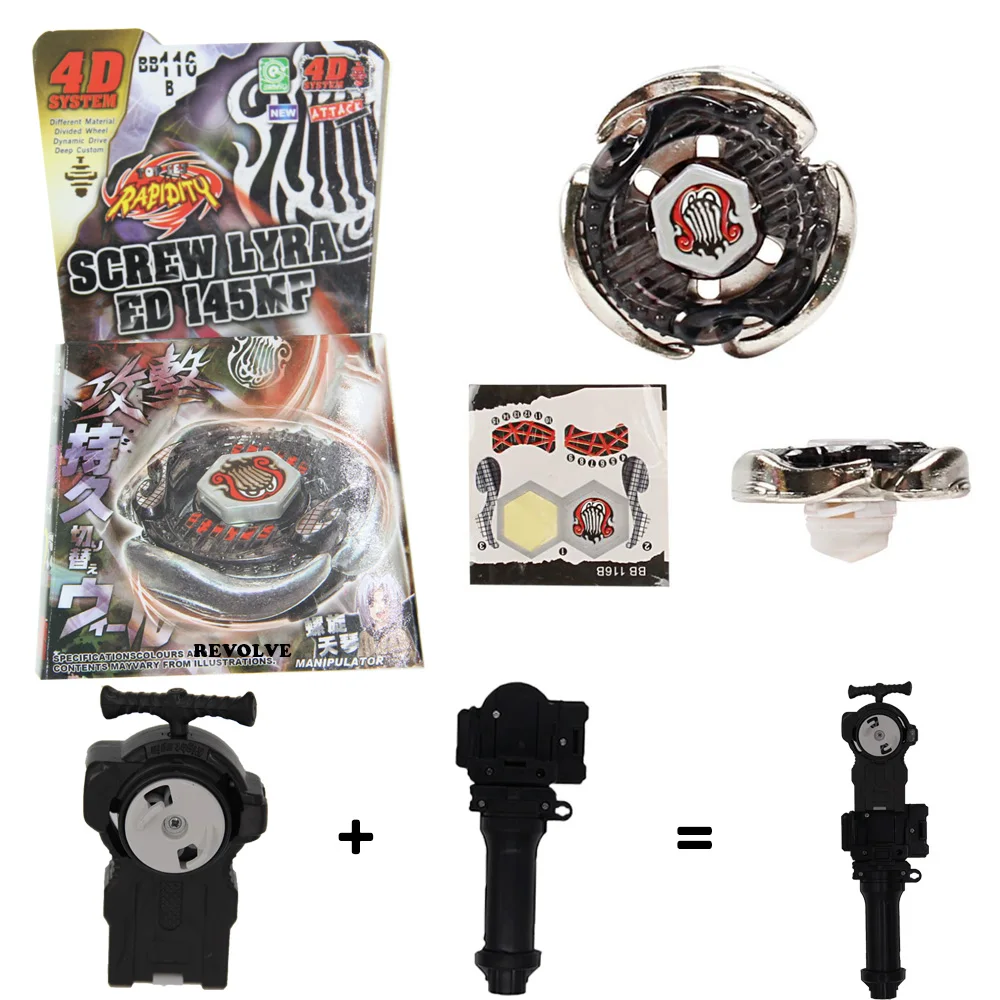 brave valkyrie screw lyra spinning top metal masters bb116 b grip with launcher
brave valkyrie screw lyra spinning top metal masters bb116 b grip with launcher