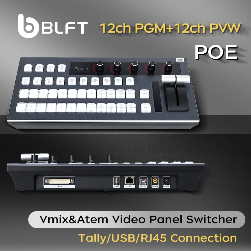 Atem controller black magic switchboard control panel livestream atem mini camera blackmagic vMix software video switcher
Atem controller black magic switchboard control panel livestream atem mini camera blackmagic vMix software video switcher