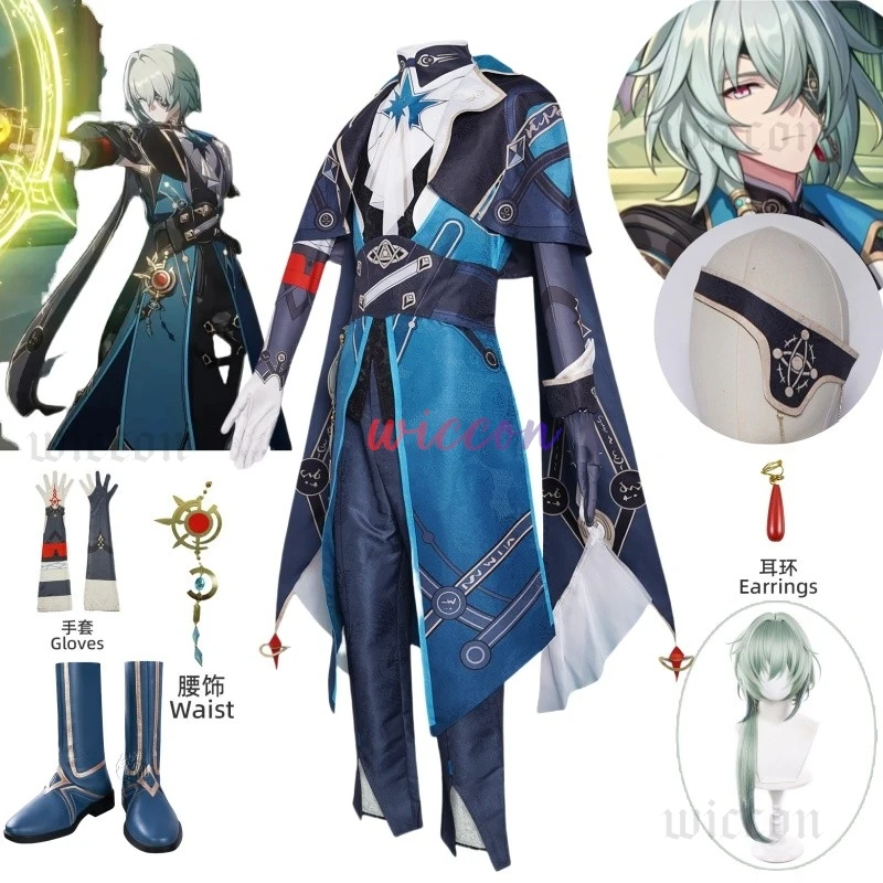 Honkai Star Rail Anaxa Cosplay Costume Anime Cosplay Anaxagoras Wig Uniform Full Set Game Green Wig Party Outfits Halloween
Honkai Star Rail Anaxa Cosplay Costume Anime Cosplay Anaxagoras Wig Uniform Full Set Game Green Wig Party Outfits Halloween