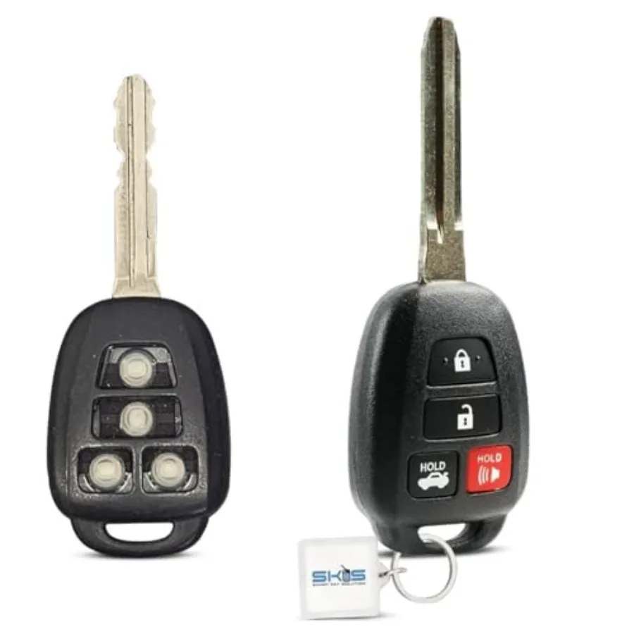 Key Fob Shell fits 2012-2017 Toyota Camry/ 2014-2017 Toyota Corolla RAV4 Highlander Keyless Entry Remote Case and Pad HYQ12BDM
Key Fob Shell fits 2012-2017 Toyota Camry/ 2014-2017 Toyota Corolla RAV4 Highlander Keyless Entry Remote Case and Pad HYQ12BDM