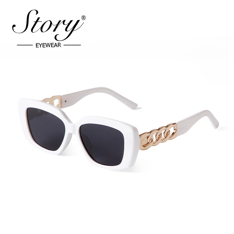 STORY Retro Leopard Oversized Sunglasses Women 2022 Brand Design Fashion Chain Temples Elegant White Square Sun Glasses S77289H
STORY Retro Leopard Oversized Sunglasses Women 2022 Brand Design Fashion Chain Temples Elegant White Square Sun Glasses S77289H
