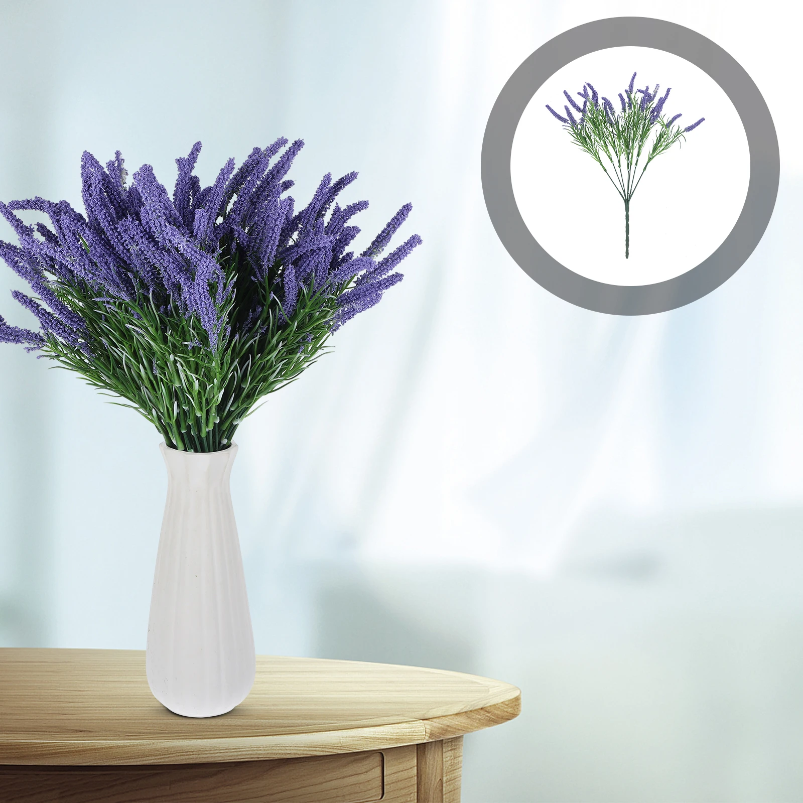 6 Pcs Artificial Lavender Touch Bouquet Green Fake Plants Lifelike Wedding Decor Plastic Flowers Simulation DIY Ornament
6 Pcs Artificial Lavender Touch Bouquet Green Fake Plants Lifelike Wedding Decor Plastic Flowers Simulation DIY Ornament