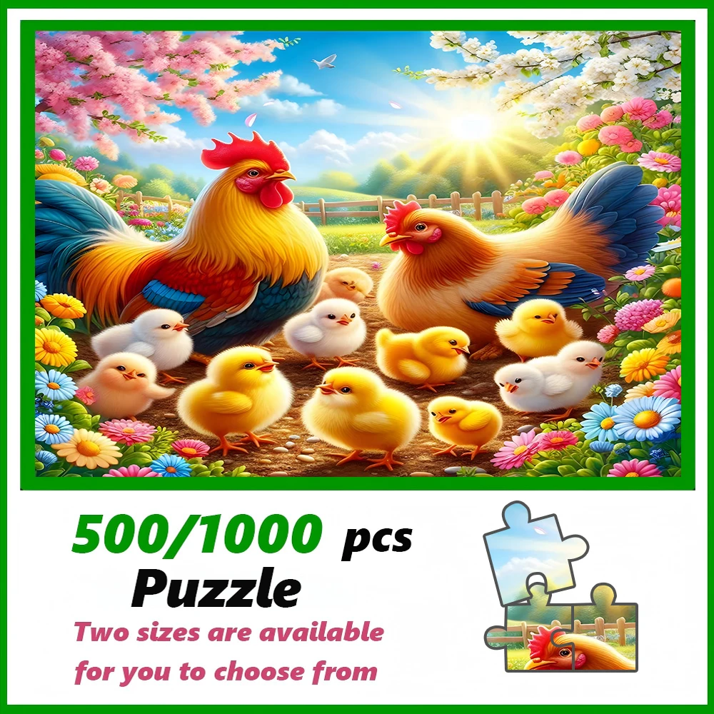 A high-quality 500/1000-piece puzzle, perfect for adults, is a fun family game that helps relieve stress and is great for birthd
A high-quality 500/1000-piece puzzle, perfect for adults, is a fun family game that helps relieve stress and is great for birthd