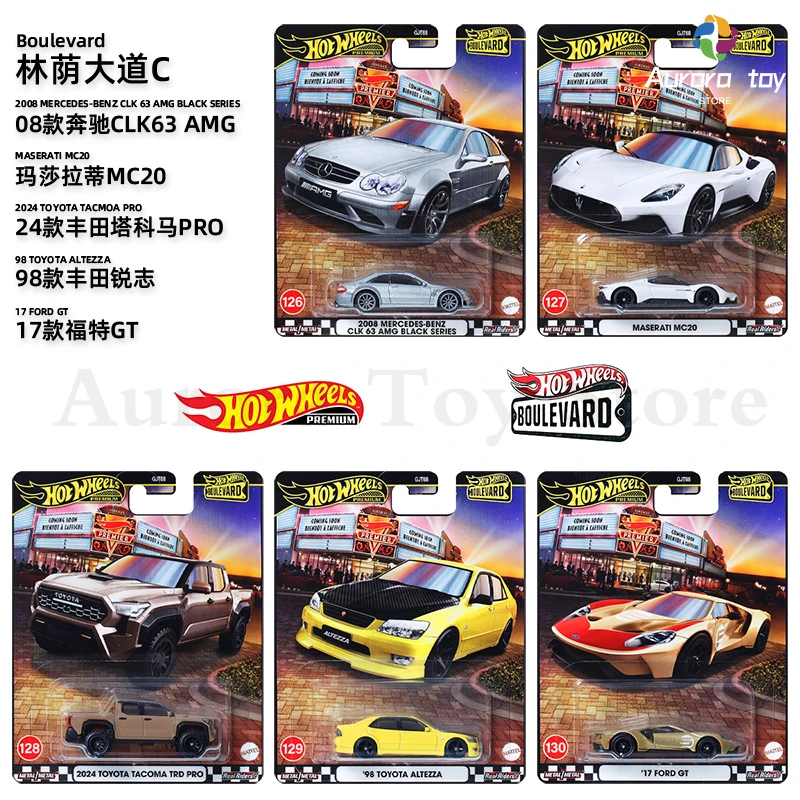Hot Wheels Car Model Boulevard 26 Series AMG Maserati Toyota Ford GT Collection Alloy Cars Model Ornament Boy Birthday Toys Gift
Hot Wheels Car Model Boulevard 26 Series AMG Maserati Toyota Ford GT Collection Alloy Cars Model Ornament Boy Birthday Toys Gift