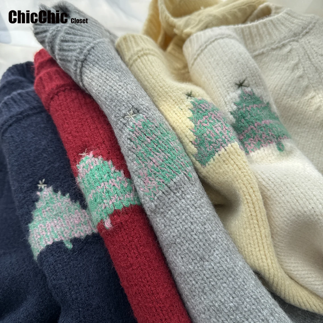 Christmas tree Printing Women's Clothing Sweaters Jumpers Pullovers winter New Thick Cashmere sweater Women loose long sleeved
Christmas tree Printing Women's Clothing Sweaters Jumpers Pullovers winter New Thick Cashmere sweater Women loose long sleeved
