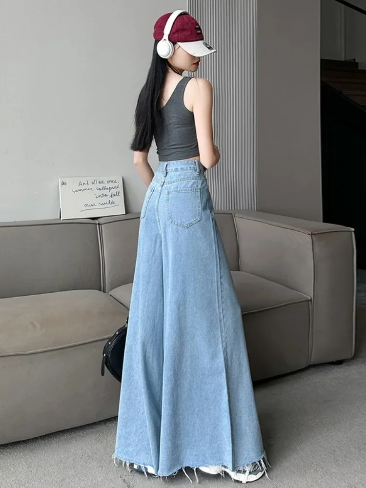 Jeans Women Vintage Loose High Waist Elegant Streetwear Chic Wide Leg Korean Style Fashion All-match Autumn Retro New Blue
Jeans Women Vintage Loose High Waist Elegant Streetwear Chic Wide Leg Korean Style Fashion All-match Autumn Retro New Blue
