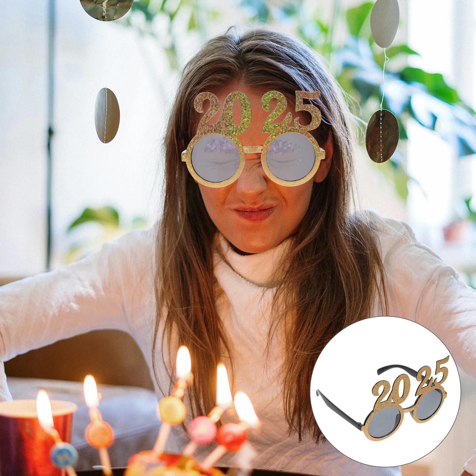 1Pair 2025 New Year Party Eyewear Fun Look Attractive Photo Props 2025 Eyeglasses New Year Party Eyewear Eye Decoration
1Pair 2025 New Year Party Eyewear Fun Look Attractive Photo Props 2025 Eyeglasses New Year Party Eyewear Eye Decoration