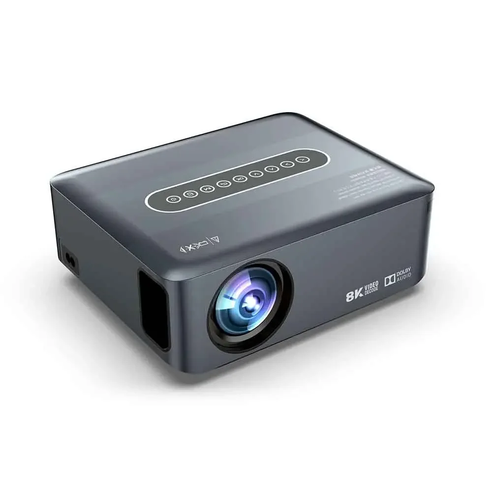 12000 Lumens Android 9.0 8K Best Projector 2022 with 2GB+16GB WiFi BT AI Voice Control Led Full HD LED Home Theater Projector
12000 Lumens Android 9.0 8K Best Projector 2022 with 2GB+16GB WiFi BT AI Voice Control Led Full HD LED Home Theater Projector