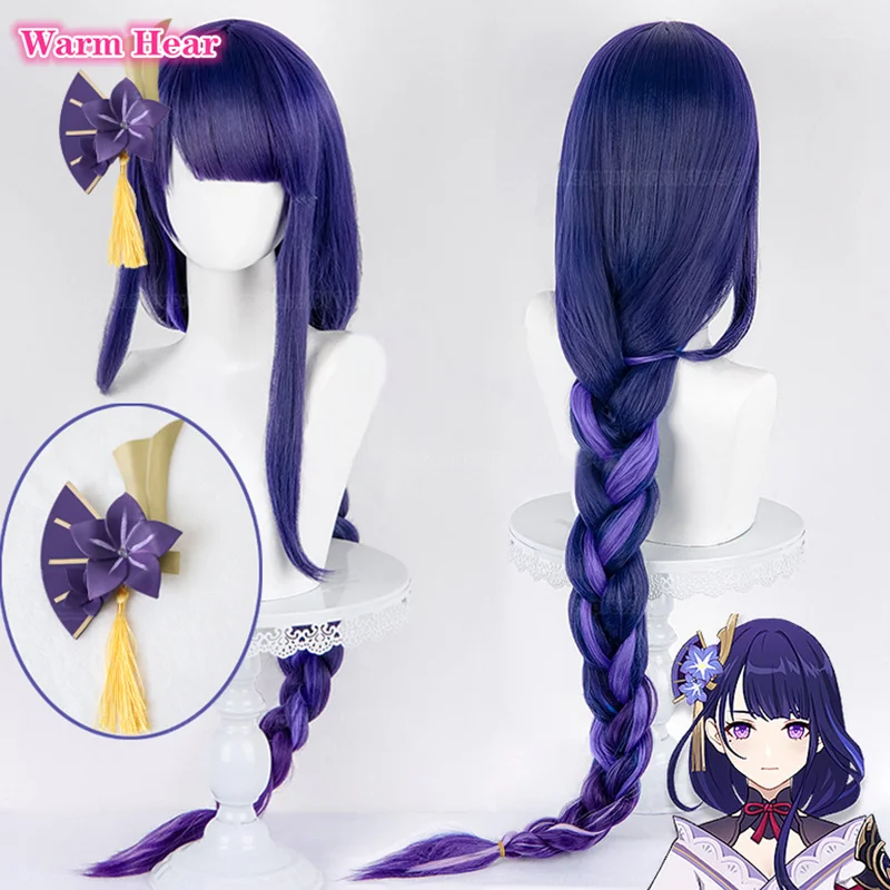 In Stock Simulated Scalp Raiden Shogun Cosplay Wig Purple Mixed 100cm Long Thickening Braid Heat Resistant Synthetic Hair Wigs
In Stock Simulated Scalp Raiden Shogun Cosplay Wig Purple Mixed 100cm Long Thickening Braid Heat Resistant Synthetic Hair Wigs