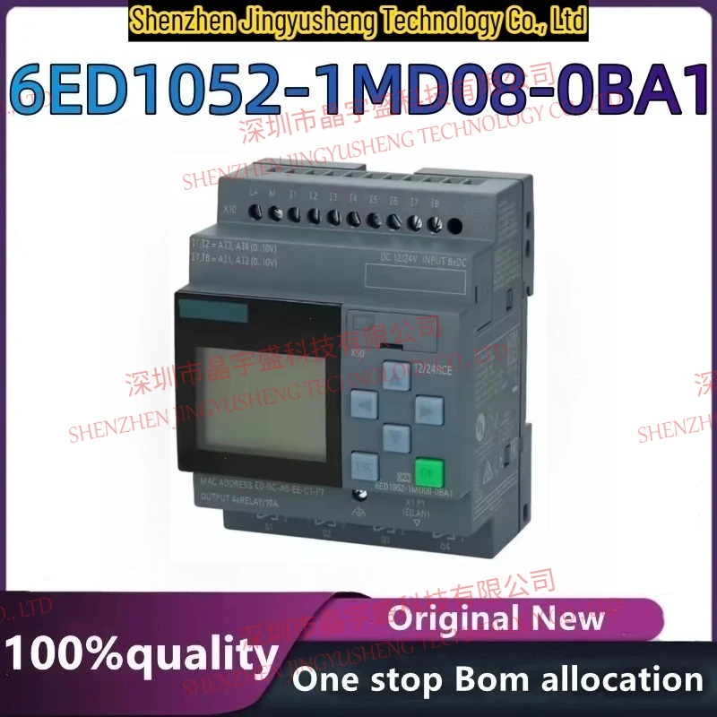 100% New Original 6ED1052-1MD08-0BA1 12/24RCE with Display Module 12/24V DC/RELAY 8 DI 4AI PLC
100% New Original 6ED1052-1MD08-0BA1 12/24RCE with Display Module 12/24V DC/RELAY 8 DI 4AI PLC