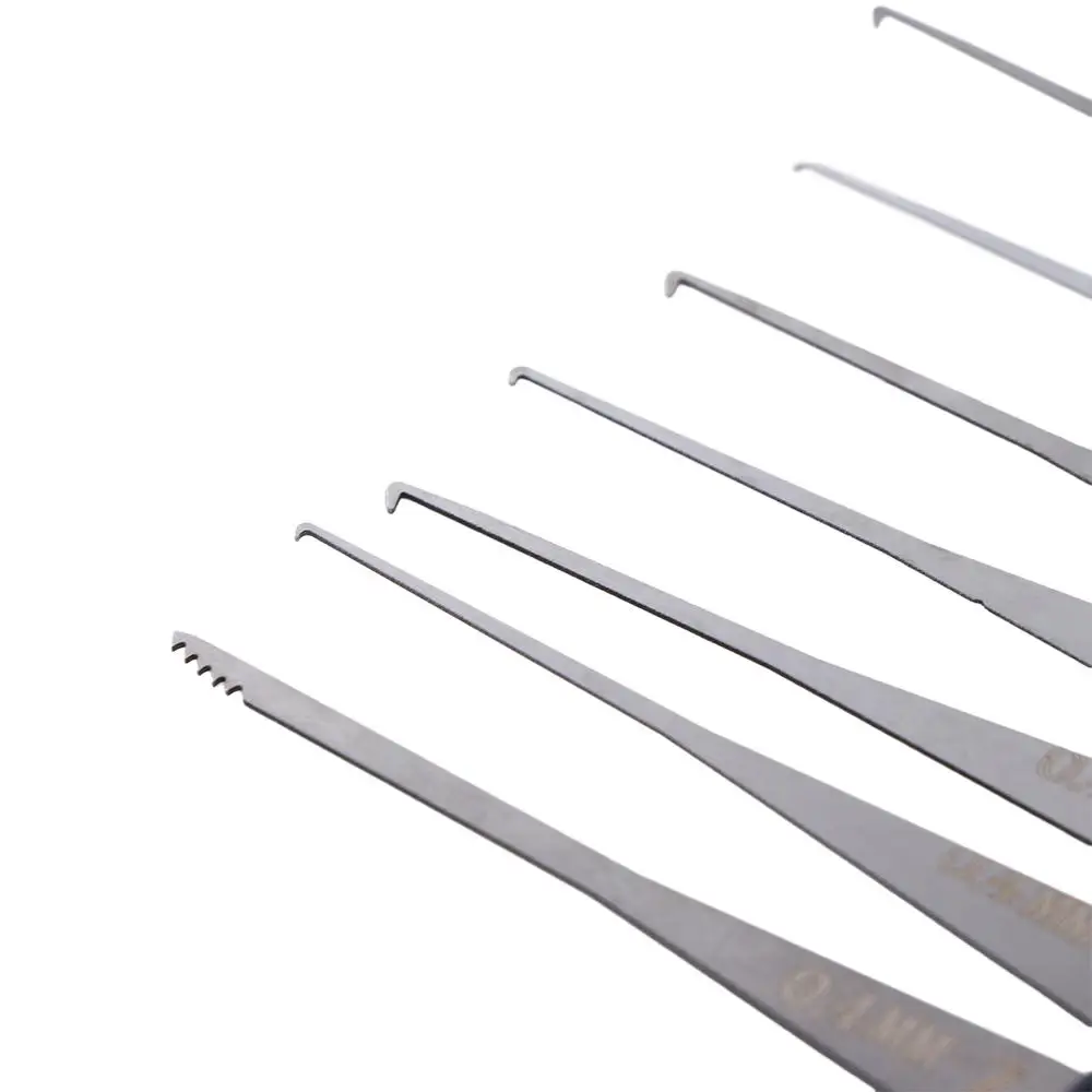 1Set Professional Multifunctional Visible Remove Hook Broken Key Key Extractor Hand Tool Lock Pick Set Locksmith Supplies