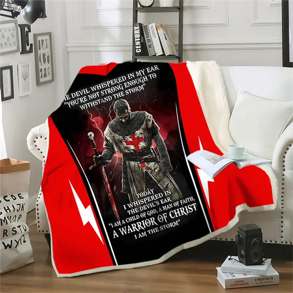 Одеяло HX Knights Templar A Warrior Of Christ I Am The Storm, одеяло с 3D принтом для кроватей, двухслойное плюшевое одеяло
Одеяло HX Knights Templar A Warrior Of Christ I Am The Storm, одеяло с 3D принтом для кроватей, двухслойное плюшевое одеяло