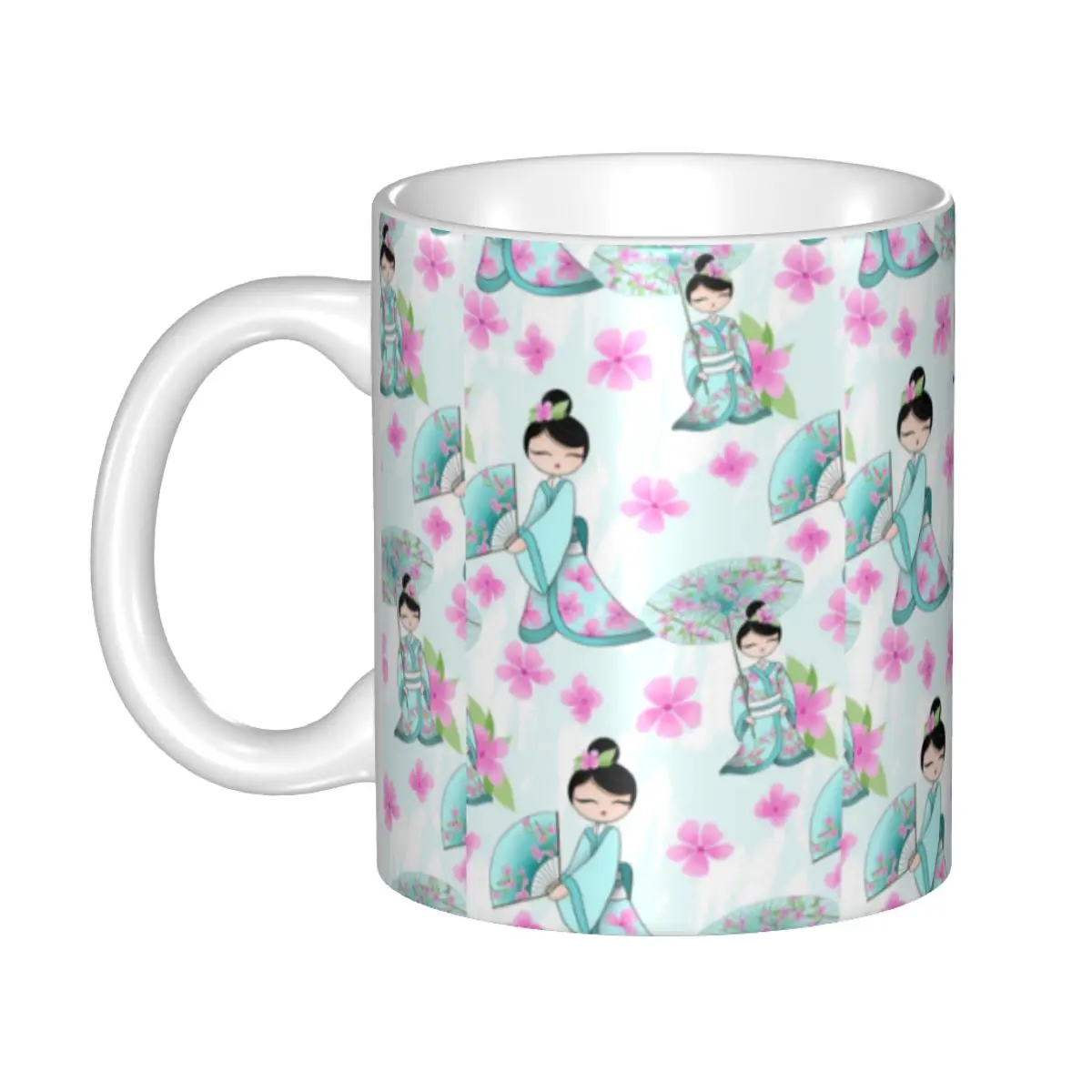 Custom Japanese Girl Kimono Kokeshi Doll Coffee Mug DIY Ceramic Milk Tea Cup
Custom Japanese Girl Kimono Kokeshi Doll Coffee Mug DIY Ceramic Milk Tea Cup