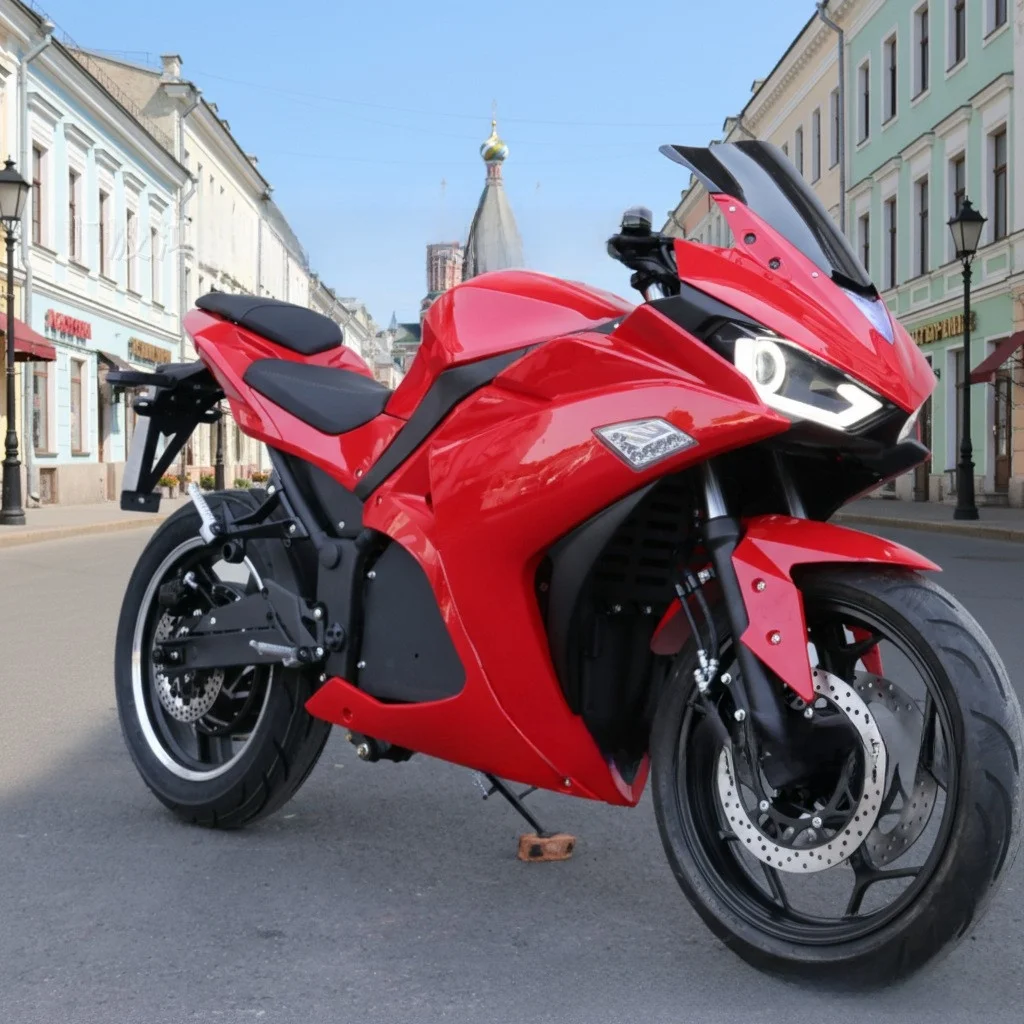 High Speed R3 8000W Electric Motorcycle 72V Mid-Drive Motor Racing Sport E-Bike Off-Road Street E-Moto for Adults
High Speed R3 8000W Electric Motorcycle 72V Mid-Drive Motor Racing Sport E-Bike Off-Road Street E-Moto for Adults