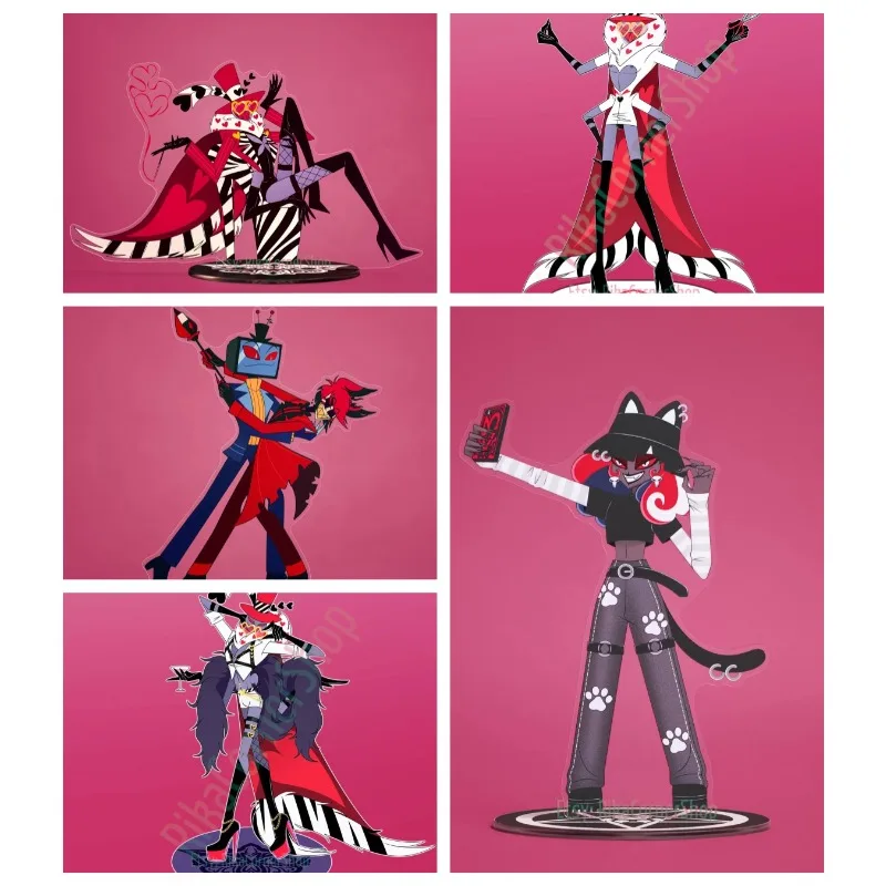 stand for Hazbin Hotel Alastor Valentino Vox Acrylic Standee Cartoon Figure Desktop Decoration Collectible Model Toy Gift
stand for Hazbin Hotel Alastor Valentino Vox Acrylic Standee Cartoon Figure Desktop Decoration Collectible Model Toy Gift