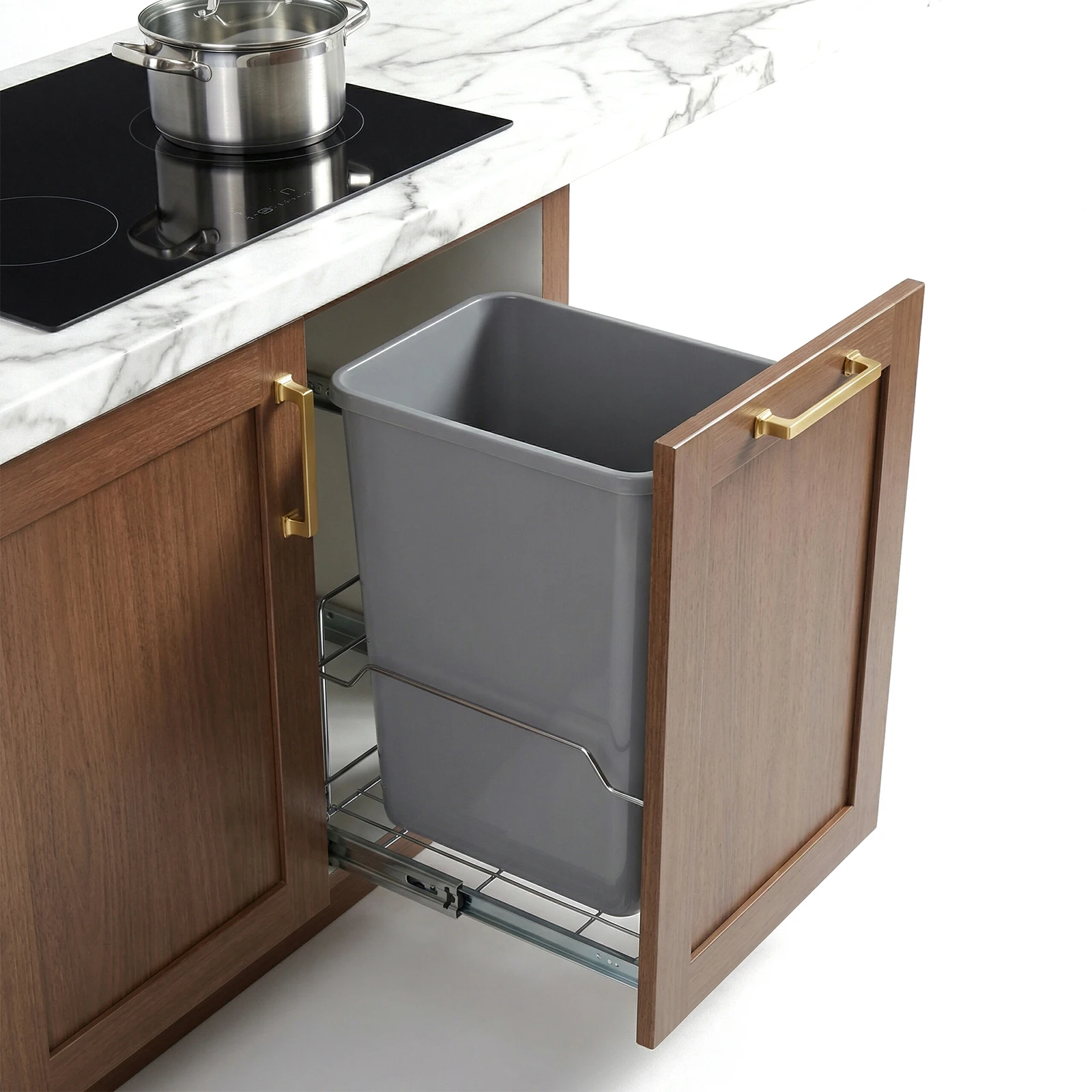 10 Pack 35 QT Bin Cabinet Easy To Clean Pull Out Under Sink Garbage Bin 14x18x9inch for Kitchen Workspace Bathroom Office
10 Pack 35 QT Bin Cabinet Easy To Clean Pull Out Under Sink Garbage Bin 14x18x9inch for Kitchen Workspace Bathroom Office