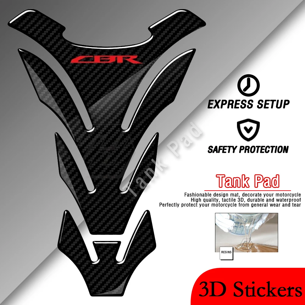 Для Honda CBR 600 900 1000 Tankpad 3D смола углеродное волокно внешний вид мотоцикла защитная накладка на топливный бак комплект наклеек
Для Honda CBR 600 900 1000 Tankpad 3D смола углеродное волокно внешний вид мотоцикла защитная накладка на топливный бак комплект наклеек