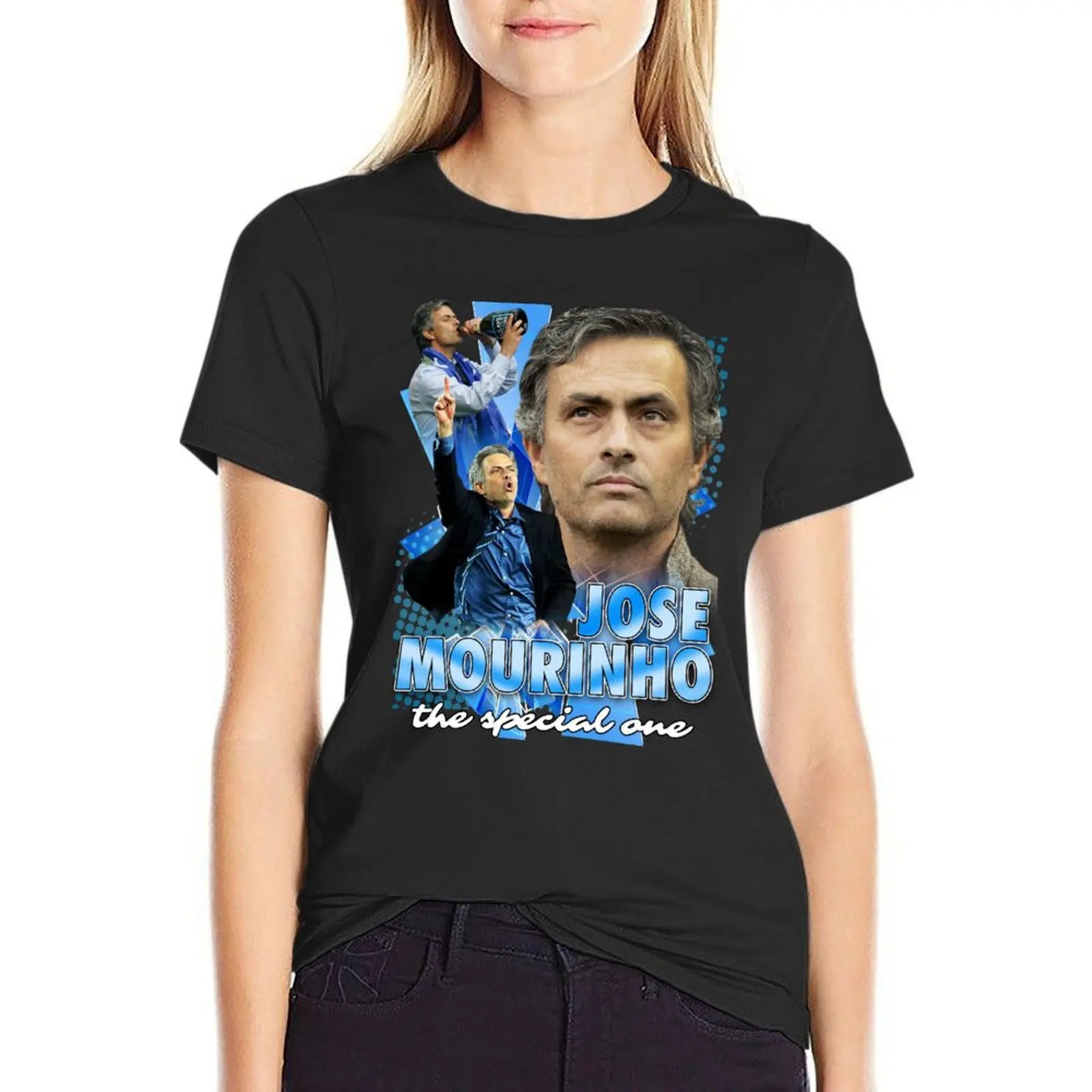 Jose Mourinho - The Special 1 T-Shirt Aesthetic clothing oversized new edition quick-drying tops Women
Jose Mourinho - The Special 1 T-Shirt Aesthetic clothing oversized new edition quick-drying tops Women