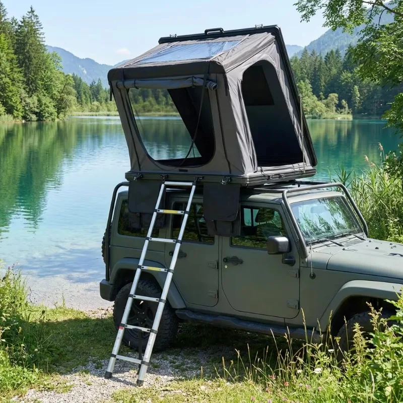 2-3 Persons Hard Shell Foldable Roof Tent Pickup Off-Road SUV Camping 420d Oxford Four-season Straight Bracing Type Double Layer
2-3 Persons Hard Shell Foldable Roof Tent Pickup Off-Road SUV Camping 420d Oxford Four-season Straight Bracing Type Double Layer