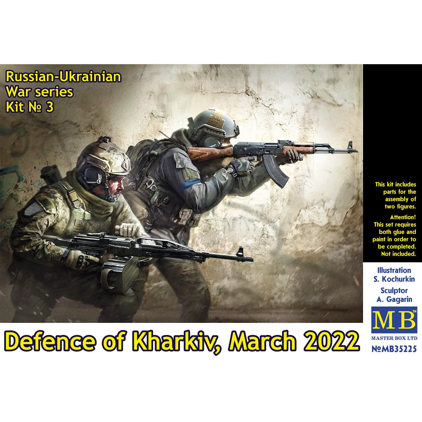 MB Assembled Model 1/35 Kharkov Defense March 2022 MB35225
MB Assembled Model 1/35 Kharkov Defense March 2022 MB35225