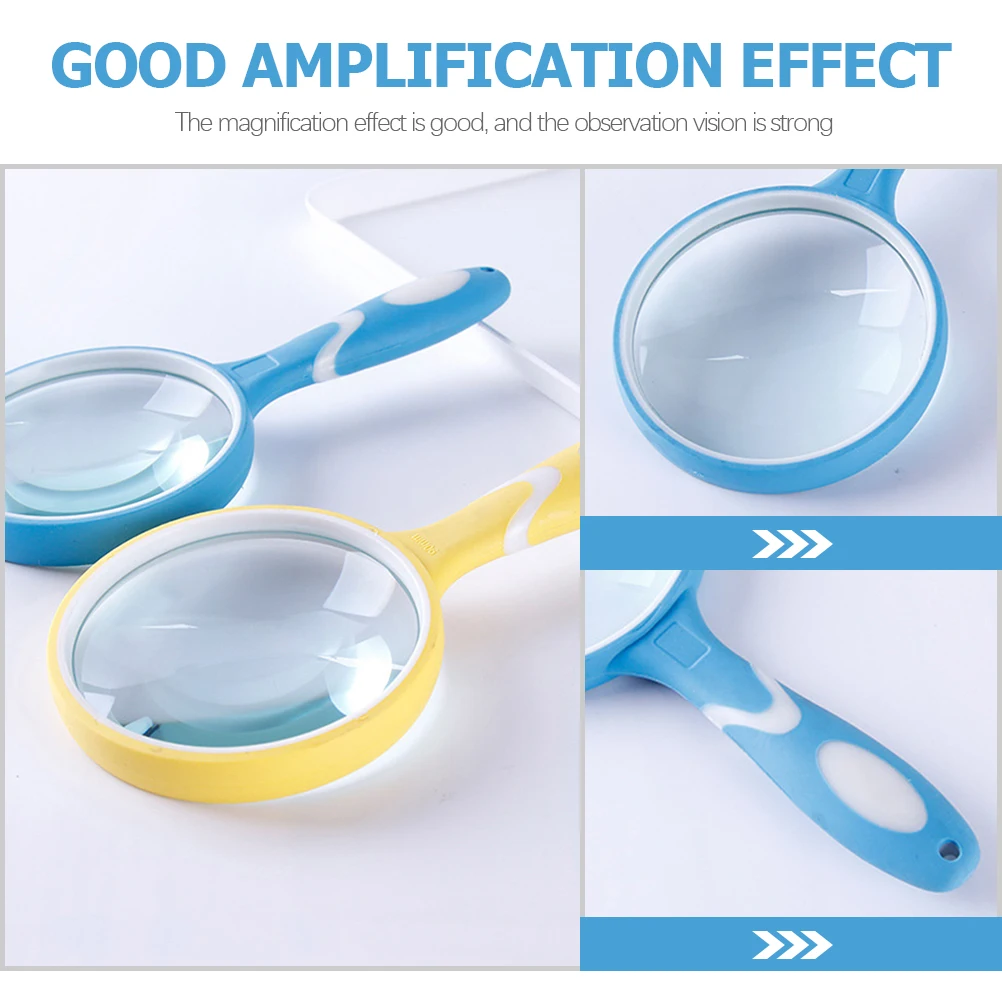 Premium Handheld Magnifying Glass Rubber Coated Portable Reading Magnifier for Books Kids Nature Exploration Durable Scratch
Premium Handheld Magnifying Glass Rubber Coated Portable Reading Magnifier for Books Kids Nature Exploration Durable Scratch