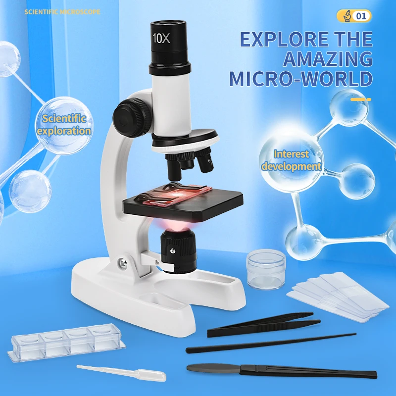 Kids Beginner Microscope Kit, 300X-1200X Educational Science Microscope with Slides, STEM Toy for Kids 8-12
Kids Beginner Microscope Kit, 300X-1200X Educational Science Microscope with Slides, STEM Toy for Kids 8-12