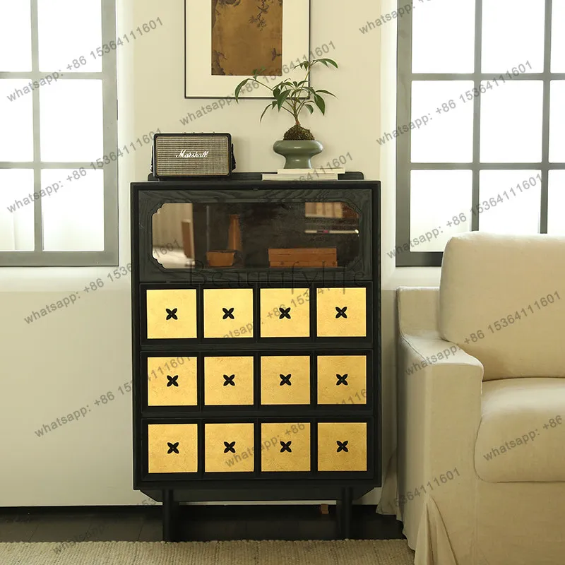 Medieval style solid wood corner cabinet living room sofa retro storage wine cabinet
Medieval style solid wood corner cabinet living room sofa retro storage wine cabinet