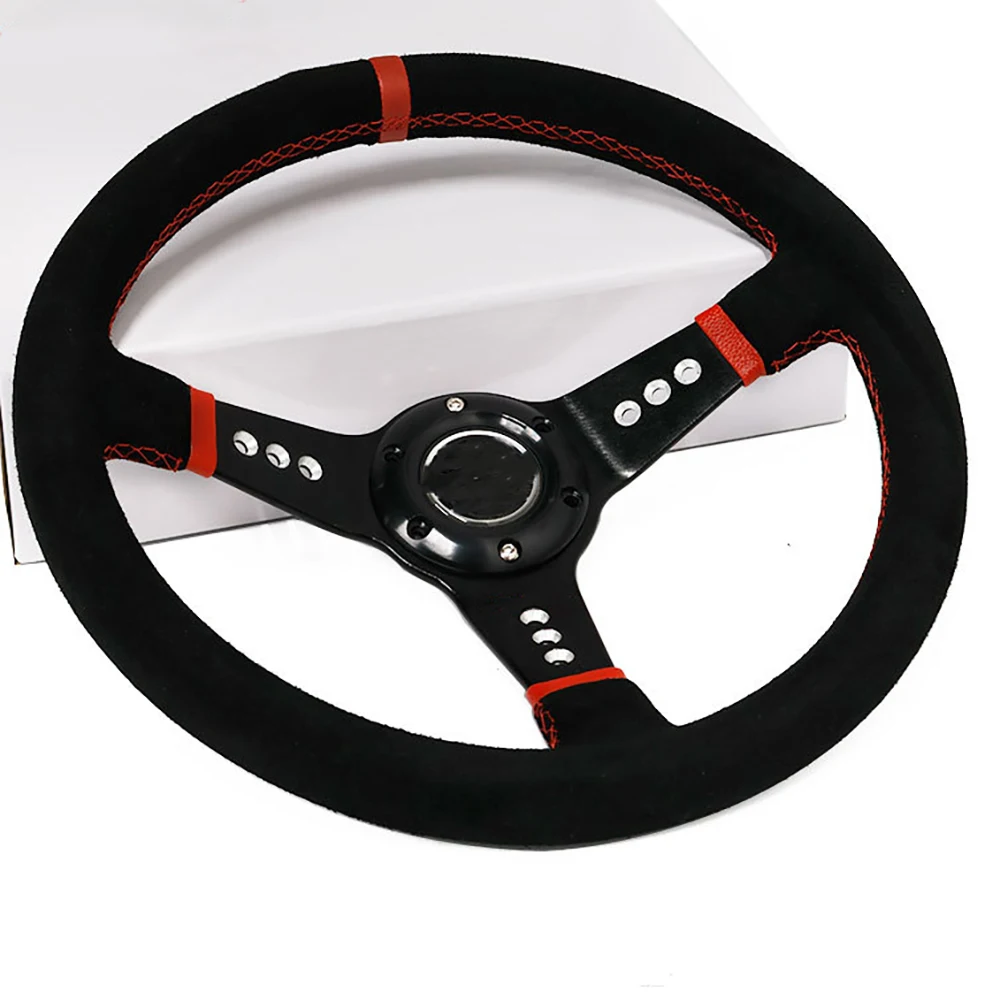 Car Modification Suede Concave Quick Release Steering Wheel 14 Inch Universal Racing Sports Steering Wheel
Car Modification Suede Concave Quick Release Steering Wheel 14 Inch Universal Racing Sports Steering Wheel