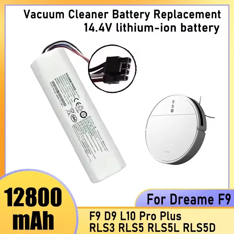 Original Battery Lithium-ion Battery Pack for Dreame Robot Vacuum Mop Cleaner 4INR19/66-2 D9 D9MAX D9pro L9 L10 pro Z10 Z10pro
Original Battery Lithium-ion Battery Pack for Dreame Robot Vacuum Mop Cleaner 4INR19/66-2 D9 D9MAX D9pro L9 L10 pro Z10 Z10pro